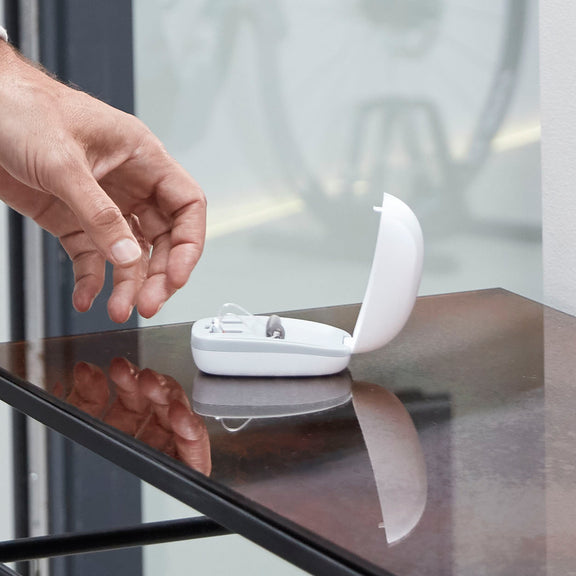 Signia hearing aid charger.