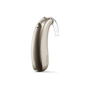 Phonak Lumity Naida L50 hearing aid Champagne.