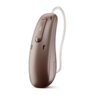 Phonak audeo paradise hearing aid in dark brown/chestnut