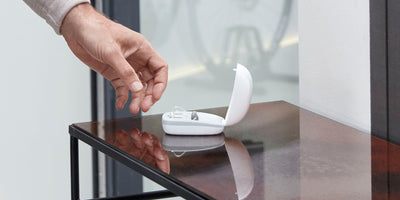 Signia hearing aid charger.