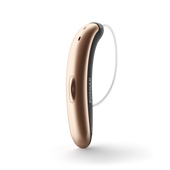 Phonak Slim L70 hearing aid in Sandalwood/Black