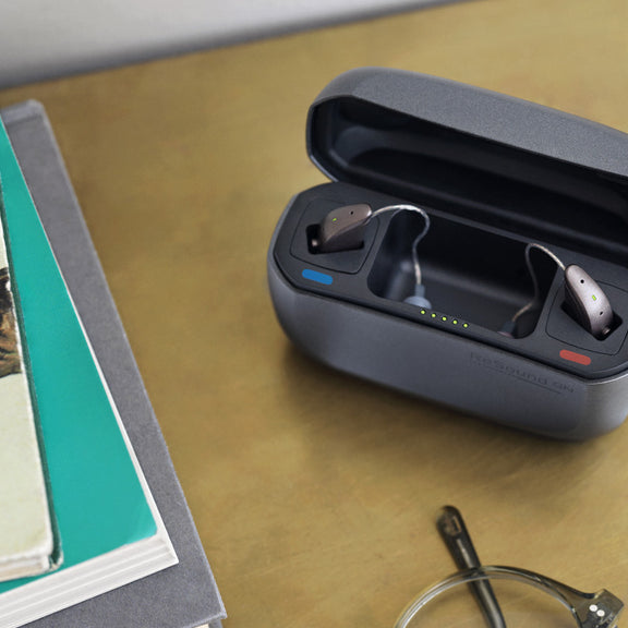 Resound hearing aid charger.