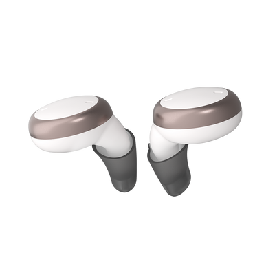 Signia Active hearing aids in white.